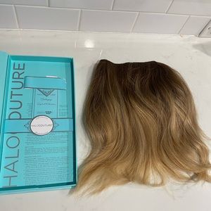 HaloCouture Balayage 14” layered extensions.